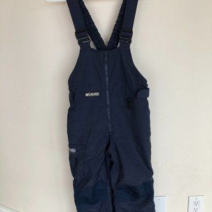 Columbia kids snow Ski Bib Pants size 8 blue